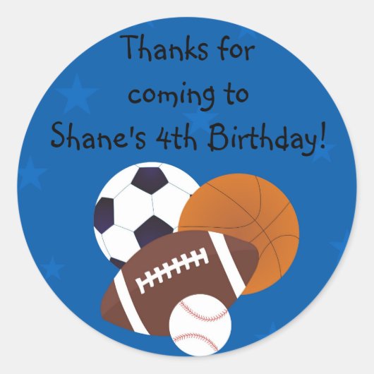 All-Star Runder Aufkleber (Vorderseite)