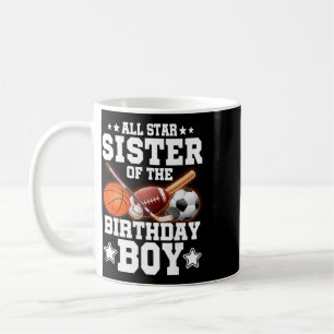 All-Star-Schwester des Geburtstagsjungen Sketll Fu Kaffeetasse