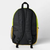 All Star Spirit: Klassischer Baseball Essentials S Bedruckter Rucksack (Rückseite)