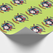All Star Spirit: Klassischer Baseball Essentials S Geschenkpapier (Ecke)