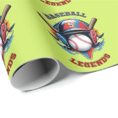 All Star Spirit: Klassischer Baseball Essentials S Geschenkpapier (Rolleneckpunkt)