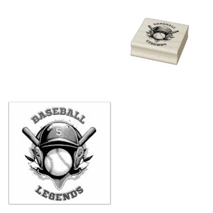 All Star Spirit: Klassischer Baseball Essentials S Gummistempel