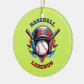 All Star Spirit: Klassischer Baseball Essentials S Keramik Ornament (Links)