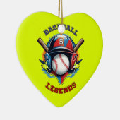 All Star Spirit: Klassischer Baseball Essentials S Keramik Ornament (Rechts)