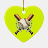 All Star Spirit: Klassischer Baseball Essentials S Keramik Ornament (Hinten)