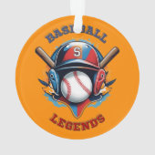 All Star Spirit: Klassischer Baseball Essentials S Ornament (Rückseite)