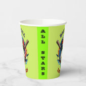 All Star Spirit: Klassischer Baseball Essentials S Pappbecher (Links)