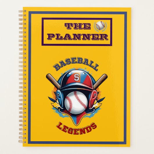 All Star Spirit: Klassischer Baseball Essentials S Planer (Vorderseite)