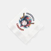 All Star Spirit: Klassischer Baseball Essentials S Serviette (Ecke)