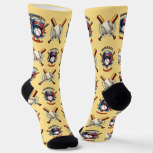 All Star Spirit: Klassischer Baseball Essentials S Socken