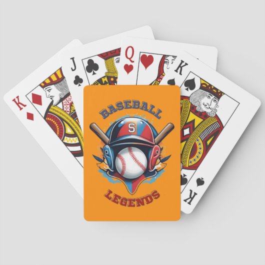 All Star Spirit: Klassischer Baseball Essentials S Spielkarten (Rückseite)