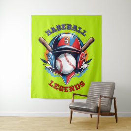All Star Spirit: Klassischer Baseball Essentials S Wandteppich