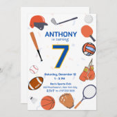 All-Star-Sport-Bash 3 Einladung (Vorne/Hinten)