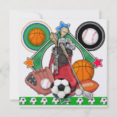 All Star Sports Banquet / Event Einladung (Vorderseite)