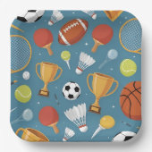 All-Star Sports Medley Party Pappteller (Vorderseite)