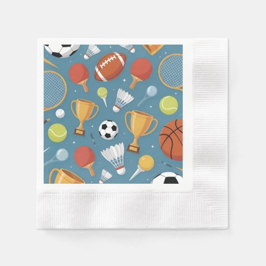 All-Star-Sportsmixparty Serviette (Vorderseite)