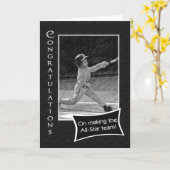 All-Star Team Herzlichen Glückwunsch Karte (Gelbe Blume)