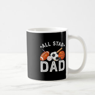 All Star Vater des Geburtstagsjungen Sketll Fußbal Kaffeetasse
