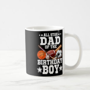 All-Star-Vater des Geburtstagsjungen Sketll Fußbal Kaffeetasse
