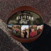 All-Star Vater Green Camouflage & Leather Foto Basketball