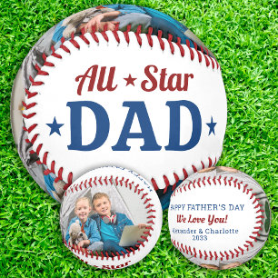 All Star VATER Happy Vatertag Custom 2 Foto Baseball