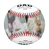 All-Star Vater Vatertag FotoCollage Baseball (Vorderseite)