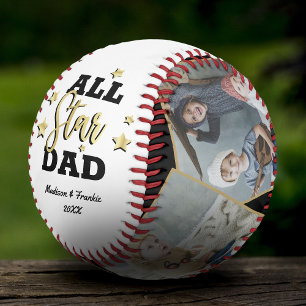 All-Star-Vater Vatertag Fotocollage Baseball