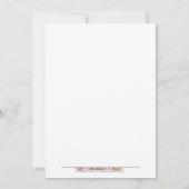 All Stars Sports Baby Dusche Einladung 5 x 7 (Rückseite)