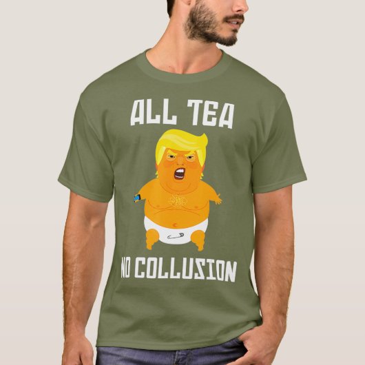 All Tee No Collusion Funny Drag Queen Political (Vorderseite)