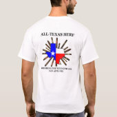 All-Texas ErinnerungstagHerf T - Shirt (Rückseite)