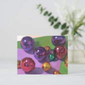 "All That Glitzer" Weihnachtskunst Postkarte (Stehend Vorderseite)