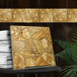 All that Gold - Kiesel voronoi mosaic N2 Fliese