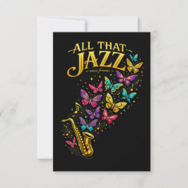 All That Jazz Dankeskarte