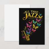 All That Jazz Dankeskarte (Vorne/Hinten)