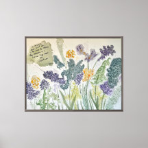 All the Buried Seeds Aquarell Kunst Leinwand