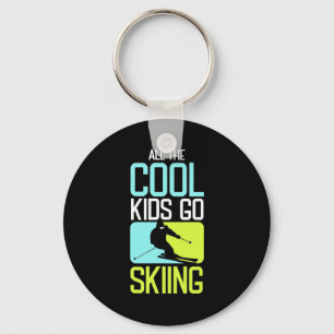 All The Cool Kids Go Skiing Schlüsselanhänger