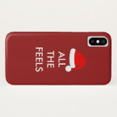 ALL THE FEELS Holiday iPhone Case (Rückseite (Horizontal))