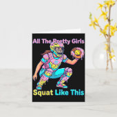 All The Pretty Girls Squat Like This Ice Cream Sof Karte (Gelbe Blume)