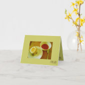 All the time, I miss you - Tomato Soup Karte (Gelbe Blume)