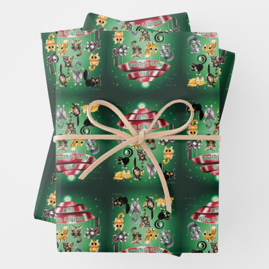 ALL THE WARM & FUZZIES von Jeff Willis Art Geschenkpapier Set (Beispiel)