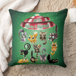 ALL THE WARM & FUZZIES von Jeff Willis Art Kissen
