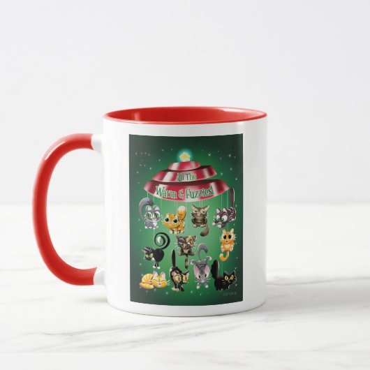 ALL THE WARM & FUZZIES von Jeff Willis Art Tasse (Links)
