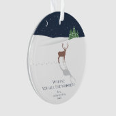 All The Wonders Starry Night Foto Ornament (Vorderseite)