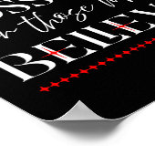 All Things Are Ssible For Those Who Believe Mk 9_2 Poster (Ecke)