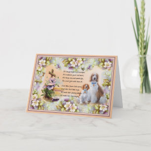 All Things Bright and Beautiful Hunde Grußkarte Karte
