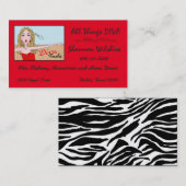 "All Things Diva" Diva Visitenkarten Visitenkarte (Vorne/Hinten)