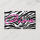 "All Things Diva" Visitenkarte (Rückseite)