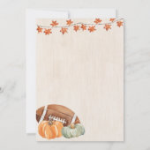 All Things Fall Harvest Party Festival Pumpkin Einladung (Rückseite)