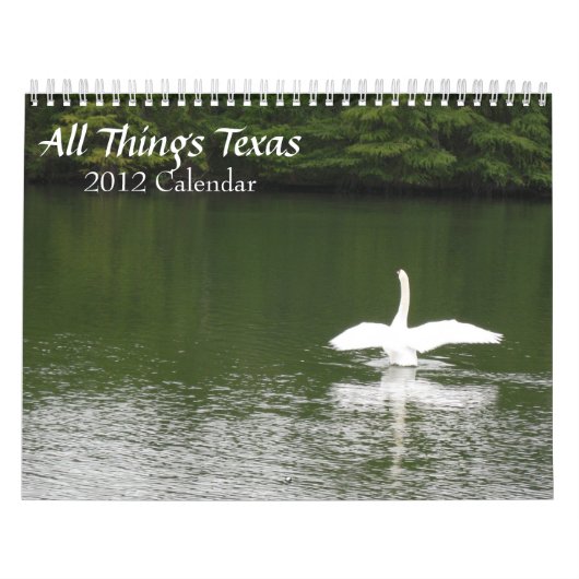 All Things Texas 2012 Kalender (Titelbild)