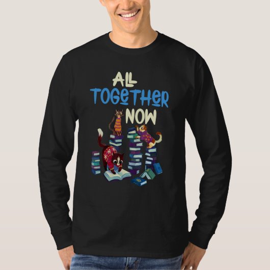 All Together Now Summer Reading Program 2023 Book T-Shirt (Vorderseite)